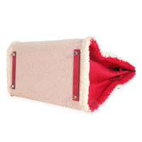 Framboise Ecru Swift Twill H Fray Fray Birkin 35 PHW