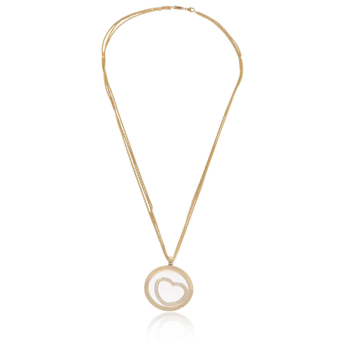 Yellow Gold Diamond Happy Spirit Pendant