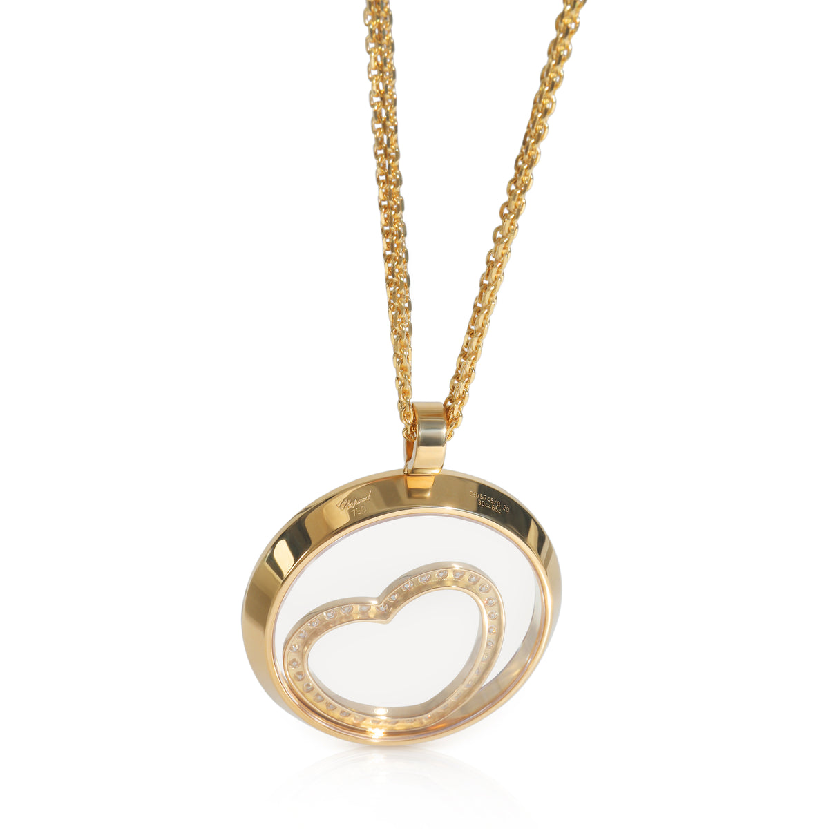 Yellow Gold Diamond Happy Spirit Pendant