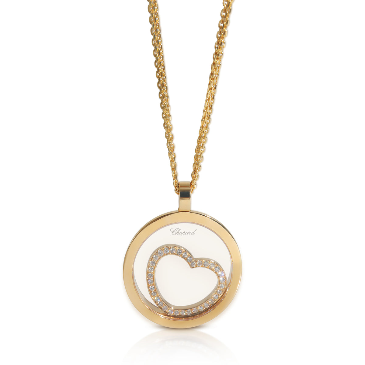 Yellow Gold Diamond Happy Spirit Pendant