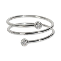 Platinum Diamond Elsa Peretti Hoop Ring