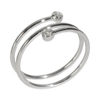 Platinum Diamond Elsa Peretti Hoop Ring