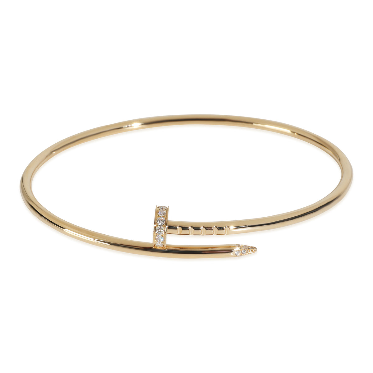 Yellow Gold Diamond Small Model Juste Un Clou Bracelet