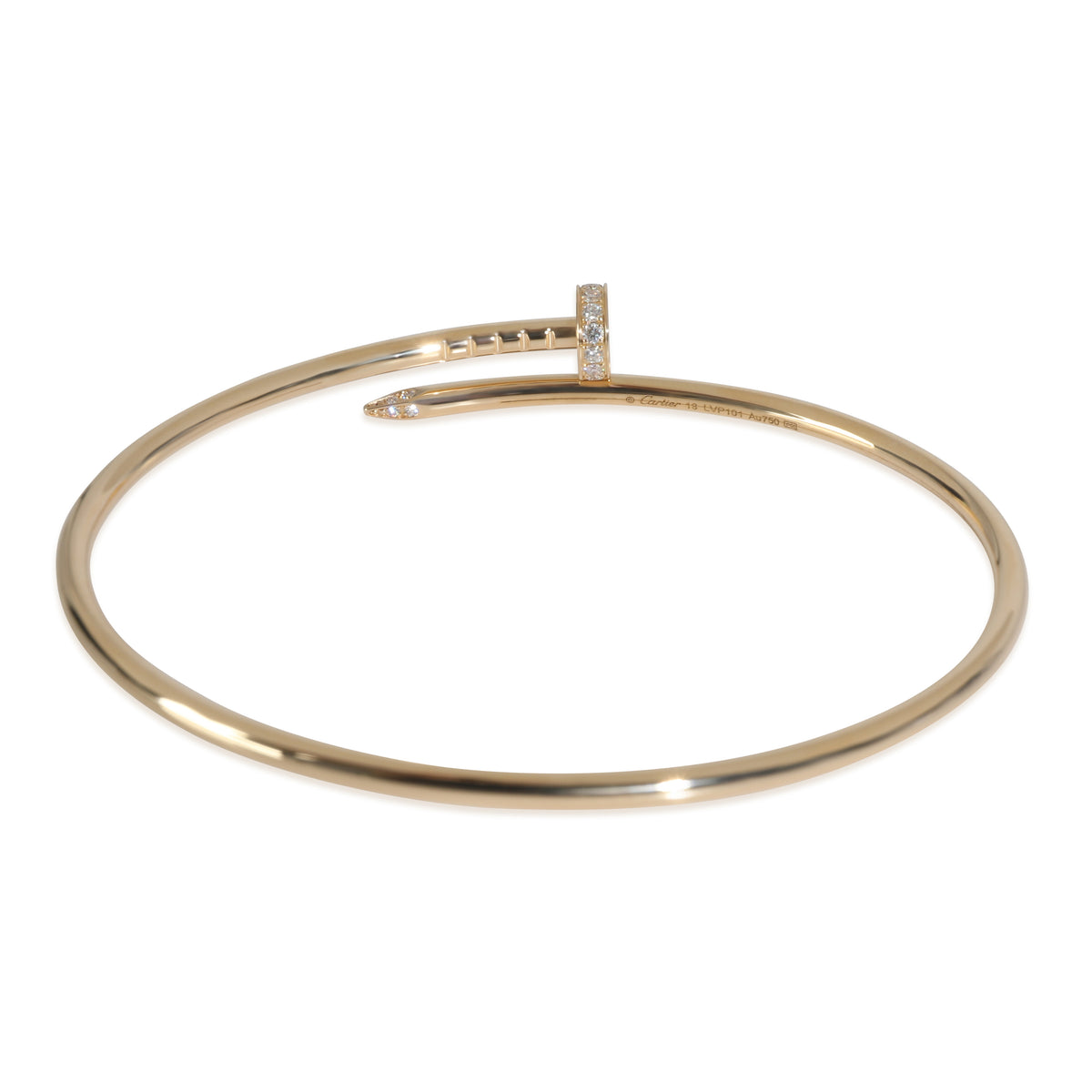 Yellow Gold Diamond Small Model Juste Un Clou Bracelet