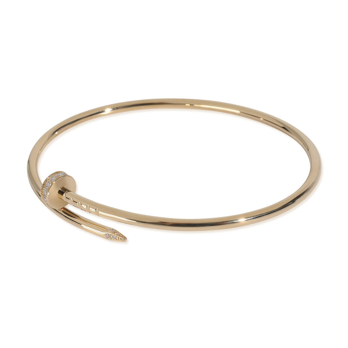 Yellow Gold Diamond Small Model Juste Un Clou Bracelet
