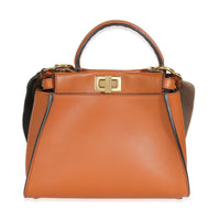 Brandy Amazzonia Seta Canvas FF Embroidered Mini Peekaboo Iconic Satchel