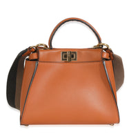 Brandy Amazzonia Seta Canvas FF Embroidered Mini Peekaboo Iconic Satchel