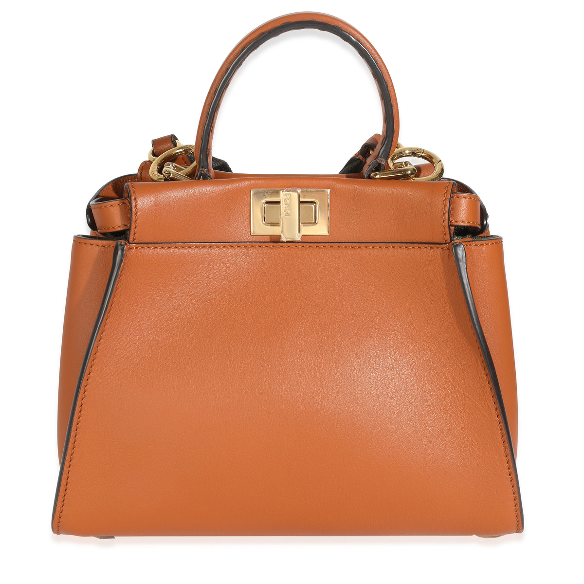 Brandy Amazzonia Seta Canvas FF Embroidered Mini Peekaboo Iconic Satchel