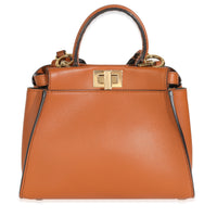 Brandy Amazzonia Seta Canvas FF Embroidered Mini Peekaboo Iconic Satchel