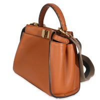 Brandy Amazzonia Seta Canvas FF Embroidered Mini Peekaboo Iconic Satchel