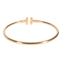 Rose Gold Diamond Tiffany T Wire Bracelet