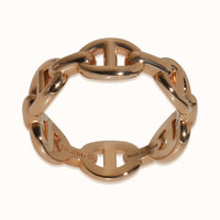 Rose Gold  Chaine d'Ancre Enchainee Ring
