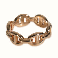 Rose Gold  Chaine d'Ancre Enchainee Ring