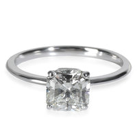 1.3 ct Cut Cornered Square Cut Diamond Tiffany True Solitaire