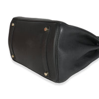 Black Togo Birkin 35 GHW