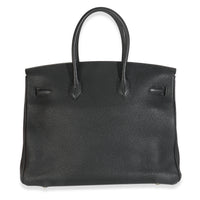 Black Togo Birkin 35 GHW