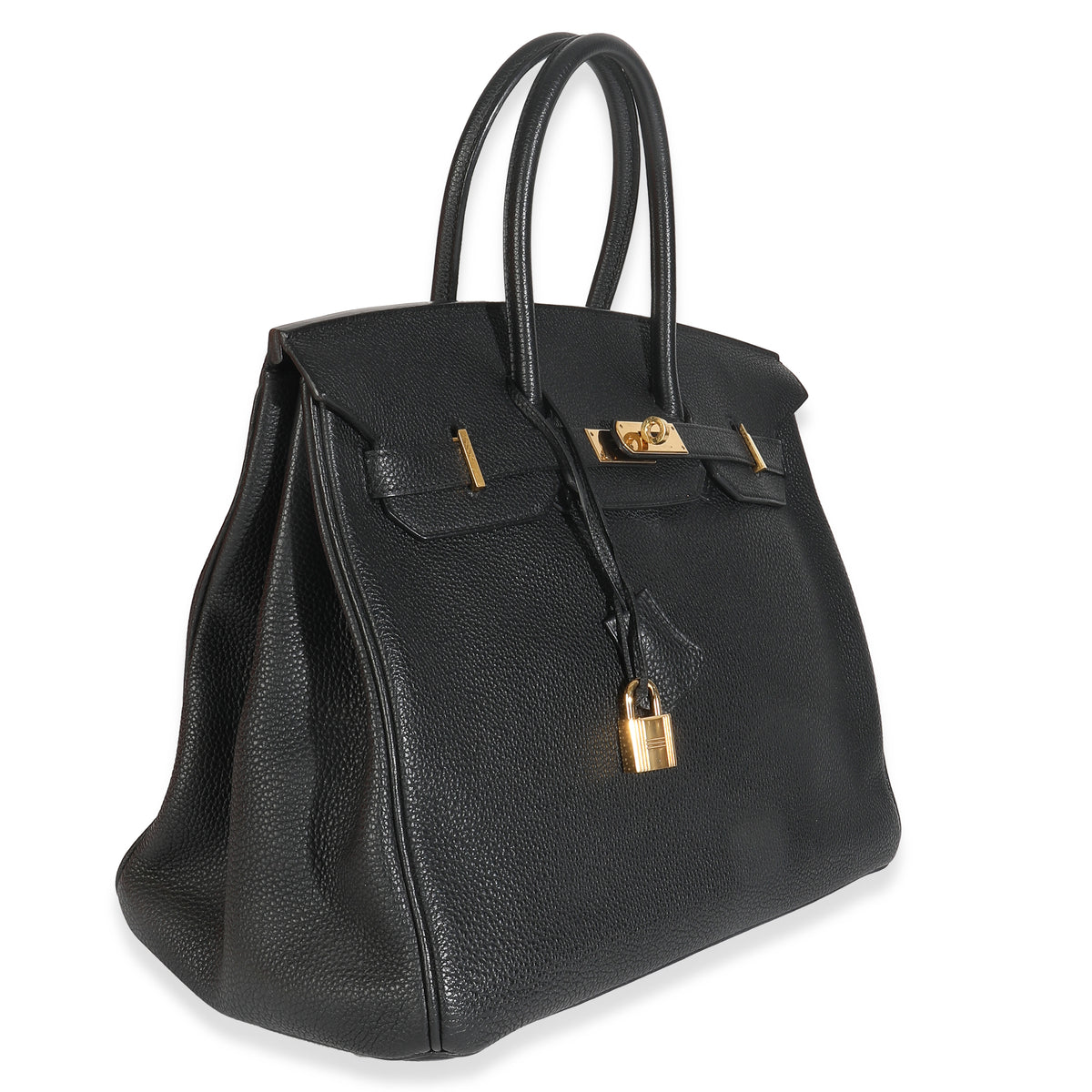 Black Togo Birkin 35 GHW