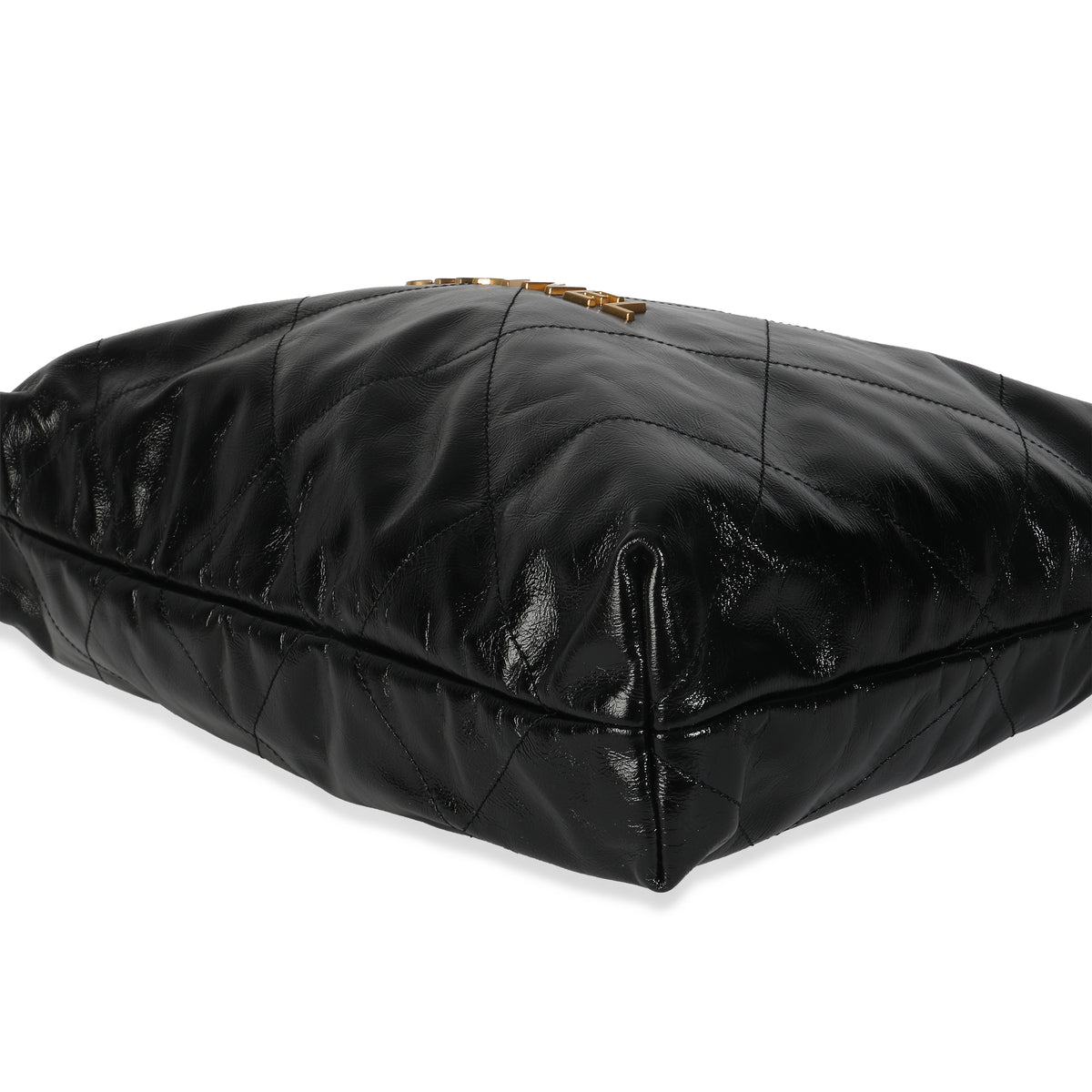 Black Quilted Chanel 22 Hobo