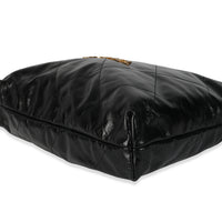 Black Quilted Chanel 22 Hobo