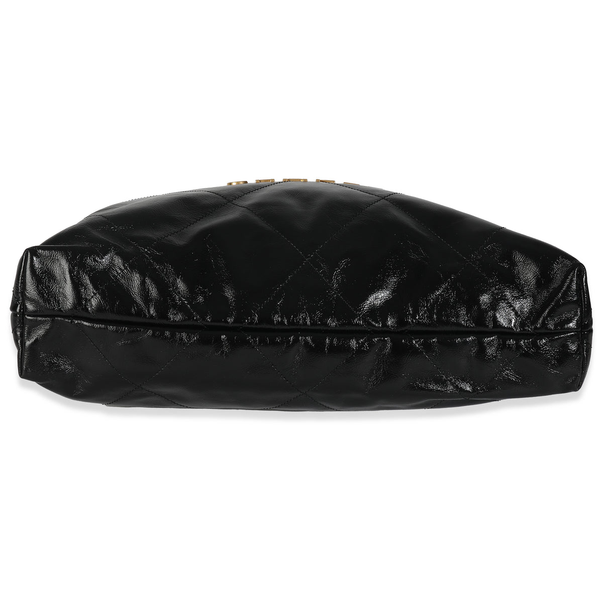Black Quilted Chanel 22 Hobo