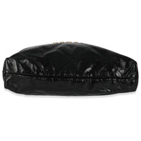Black Quilted Chanel 22 Hobo