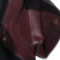 Black Quilted Caviar Medium Classic Double Flap HandBag