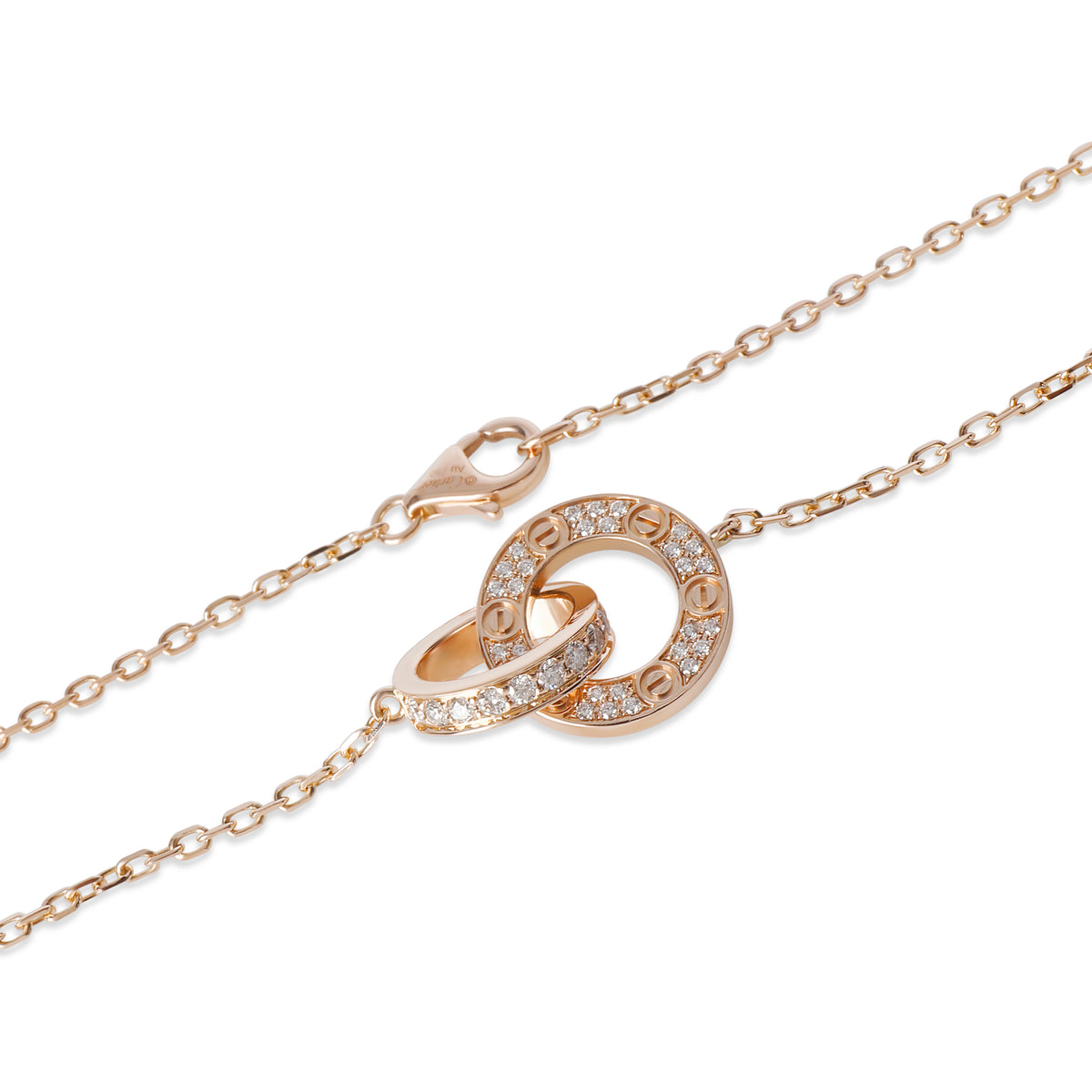 Rose Gold Diamond Love Pendant