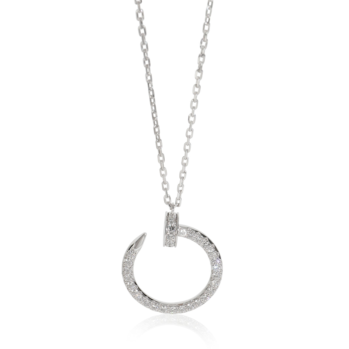 White Gold Diamond Juste Un Clou Pendant