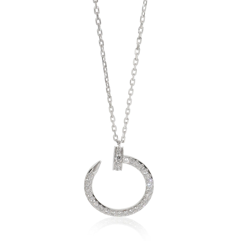 White Gold Diamond Juste Un Clou Pendant