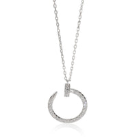 White Gold Diamond Juste Un Clou Pendant