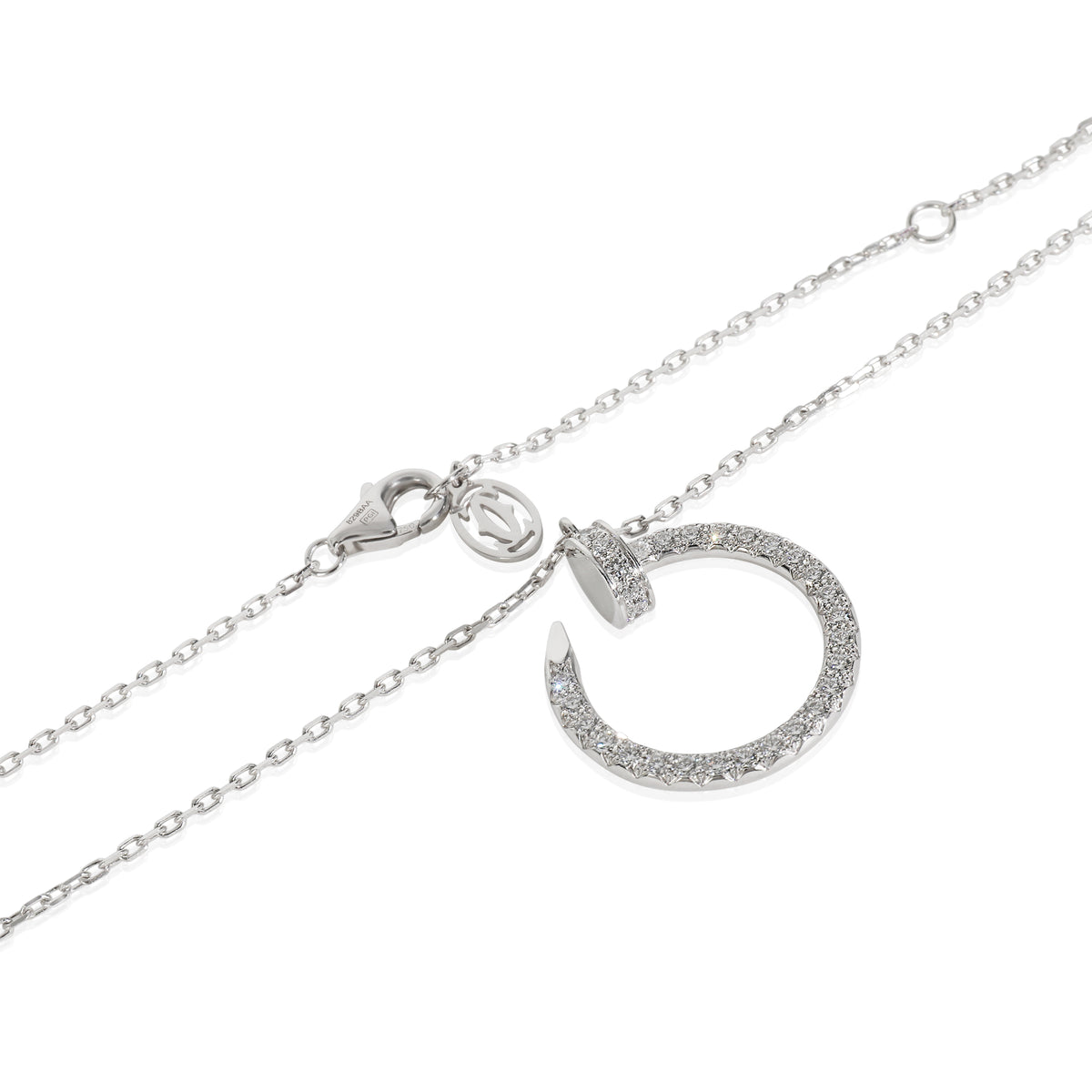 White Gold Diamond Juste Un Clou Pendant