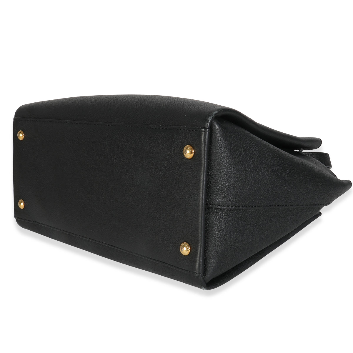 Black Calfskin Lockmeto Bag