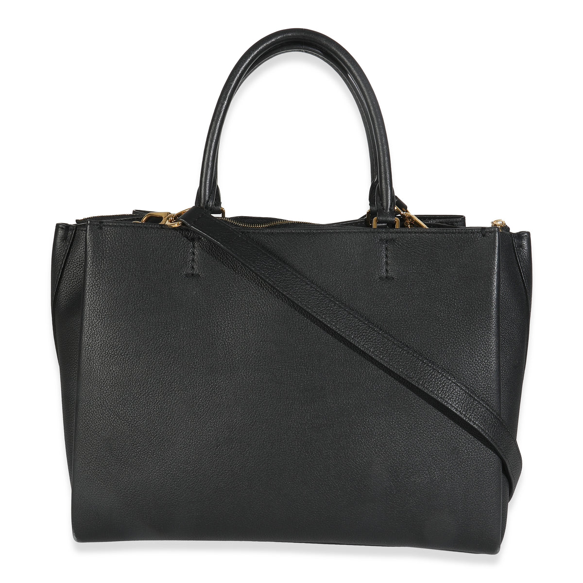 Black Calfskin Lockmeto Bag