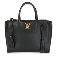 Black Calfskin Lockmeto Bag