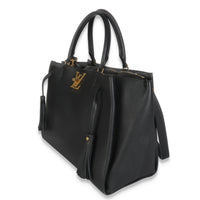 Black Calfskin Lockmeto Bag