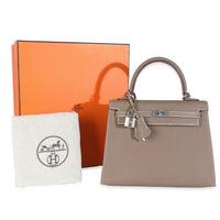 Etoupe Epsom Sellier Kelly 25 PHW