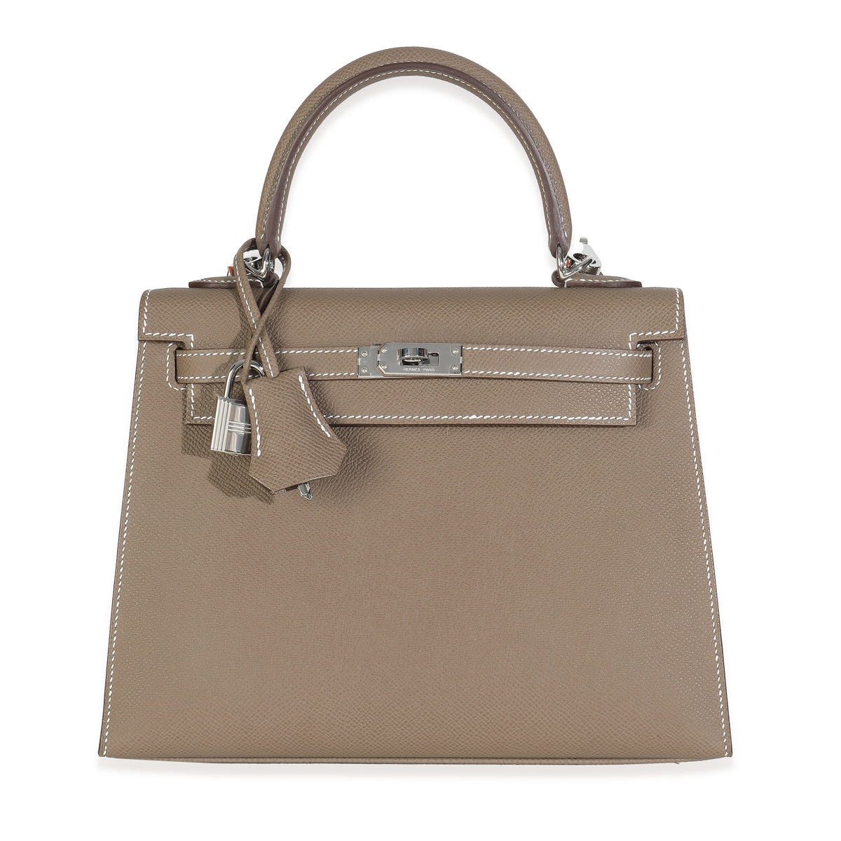 Etoupe Epsom Sellier Kelly 25 PHW