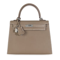 Etoupe Epsom Sellier Kelly 25 PHW