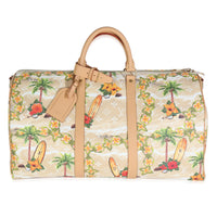 Monogram Surfin Keepall Bandouliere 50 Sand