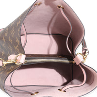 Rose Poudre Damier Ebene Canvas Neonoe MM