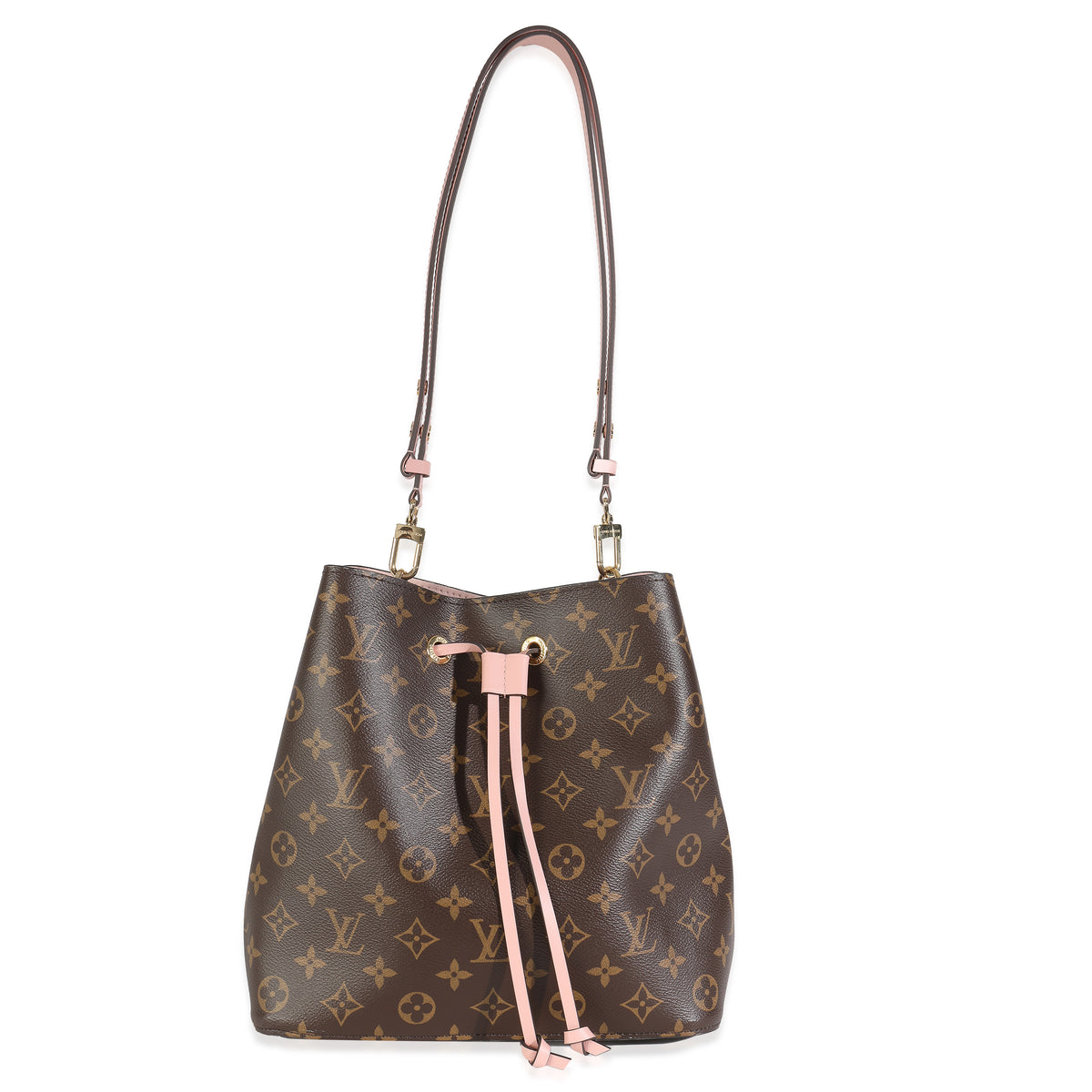 Rose Poudre Damier Ebene Canvas Neonoe MM