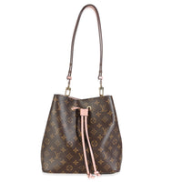 Rose Poudre Damier Ebene Canvas Neonoe MM