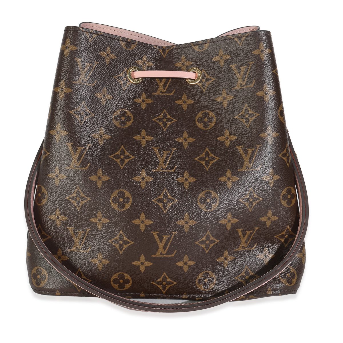 Rose Poudre Damier Ebene Canvas Neonoe MM