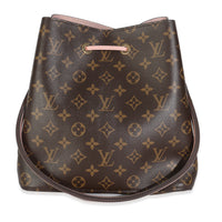 Rose Poudre Damier Ebene Canvas Neonoe MM