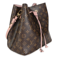 Rose Poudre Damier Ebene Canvas Neonoe MM