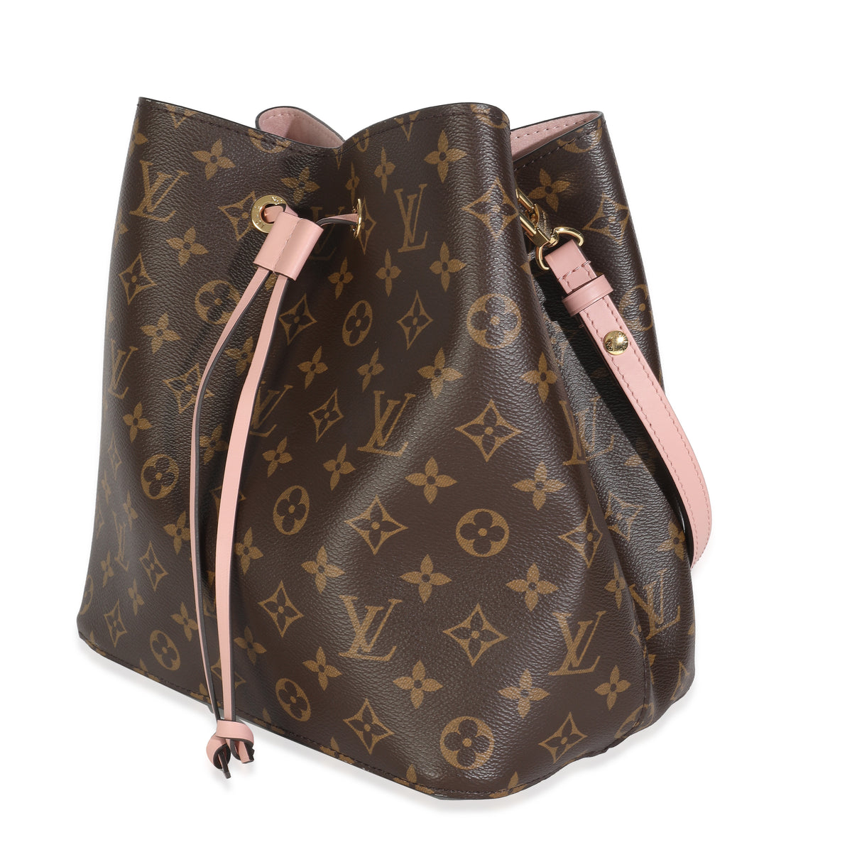 Rose Poudre Damier Ebene Canvas Neonoe MM