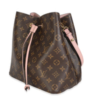 Rose Poudre Damier Ebene Canvas Neonoe MM