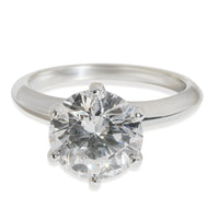 2.56 ct Round Brilliant Diamond Engagement Ring