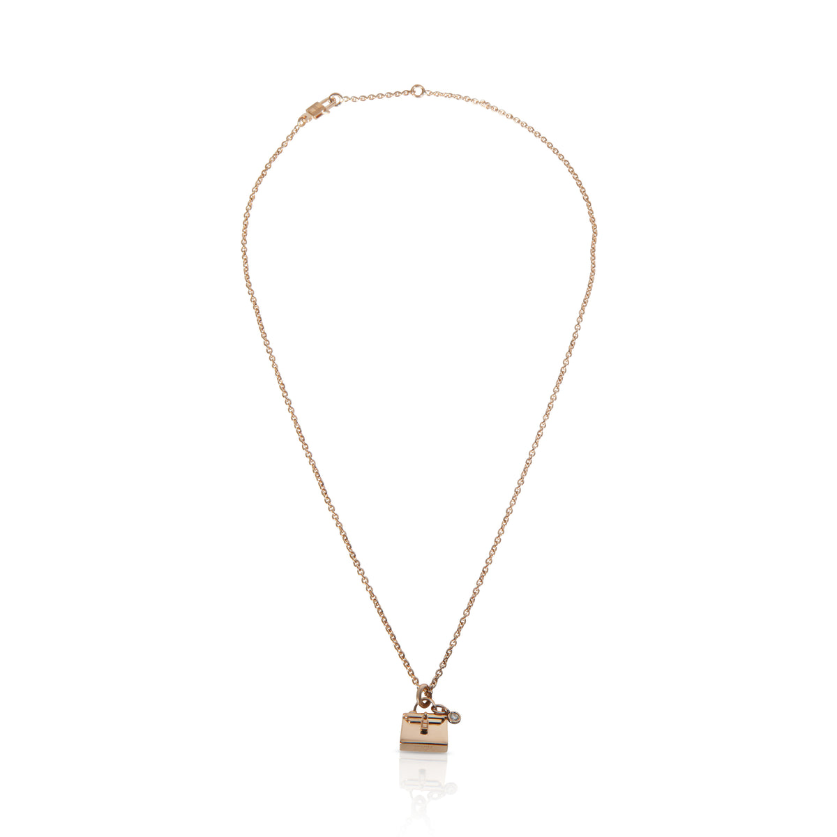 Rose Gold Diamond Amulette Kelly Pendant