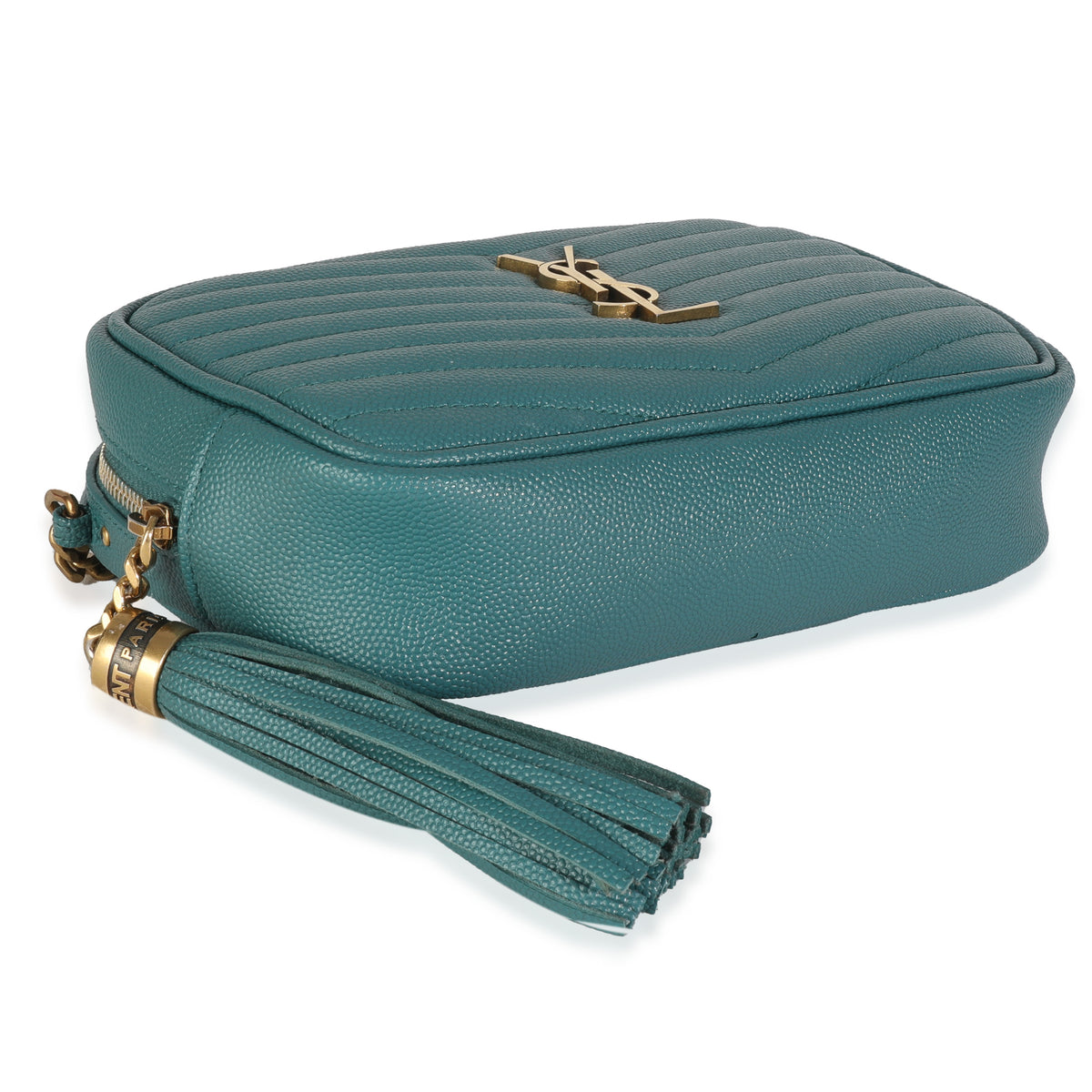 Blue Vert Grain De Poudre Matelasse Monogram Mini Lou Camera Bag